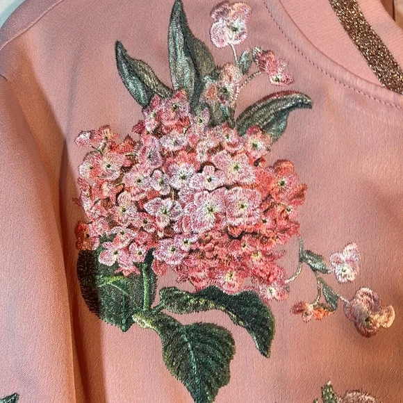 Ted Baker Women embroidered light weight jacket size 2 (US 4-6) pink - Picture 5 of 13